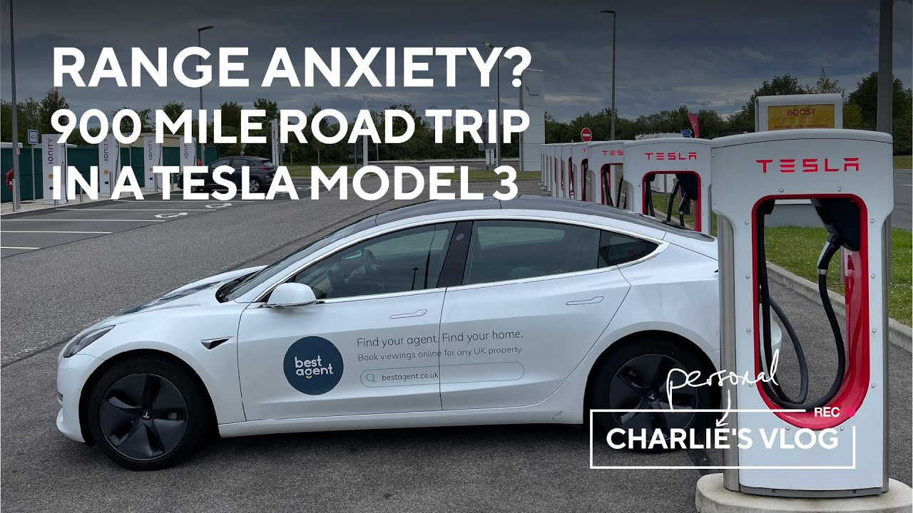 900 miles in a Tesla Model 3LR, Devon to France. How much range anxiety? How many superchargers?