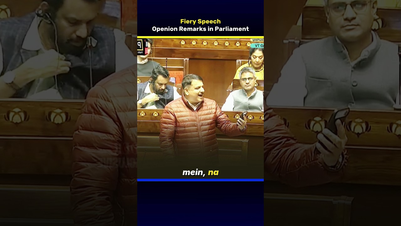 Sanjay Singh opening remarks in Parliament | Fiery Speech | Direct News