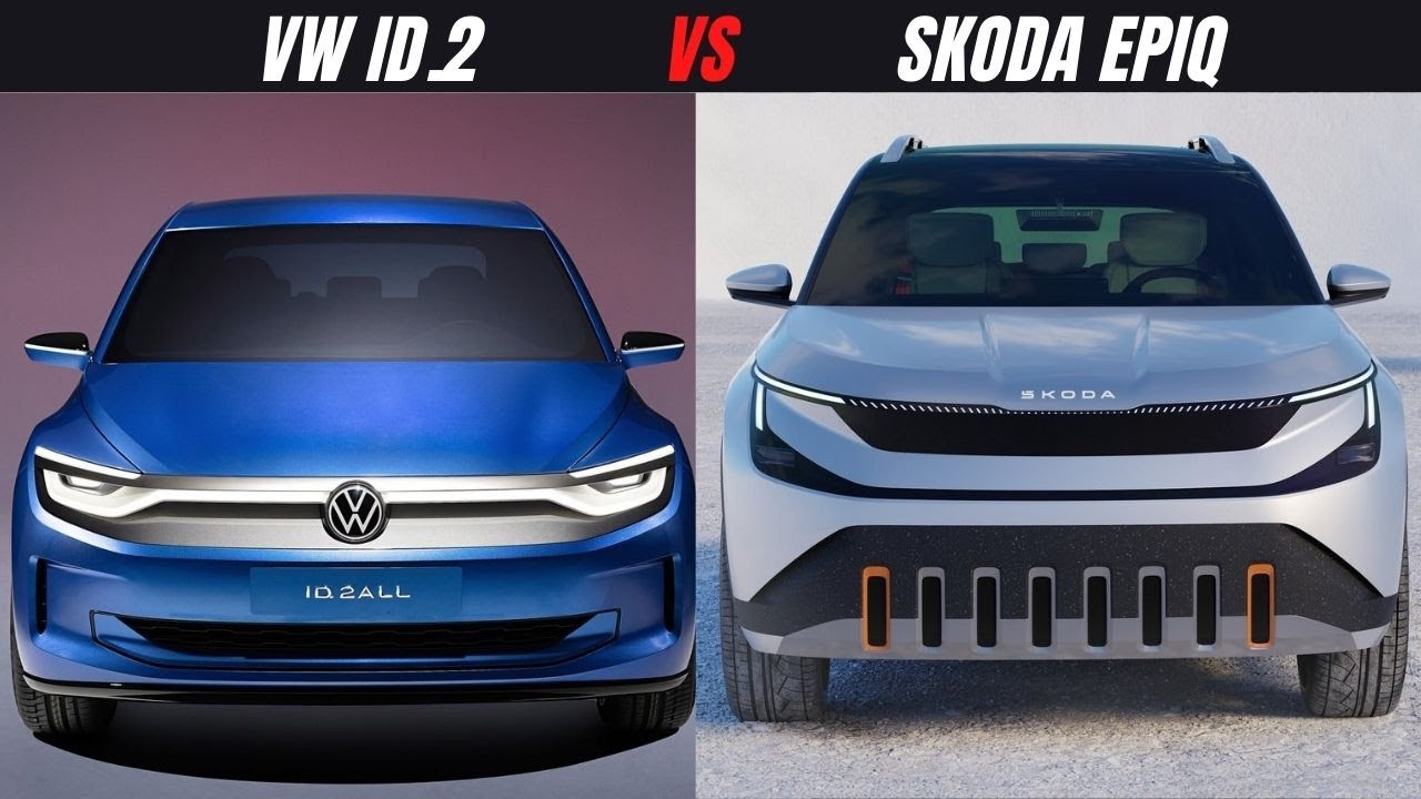 Škoda Epiq 2025 года против Volkswagen ID.2 — самое подробное сравнение электрических внедорожников