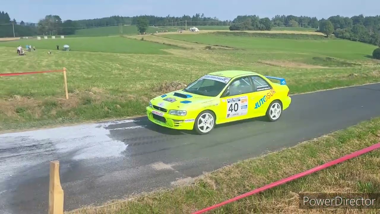 rallye de la fourme d'ambert 2024 es1 ( 0 à 113 ) le monde du rallye est triste rip emmanuel 🕊😢😭