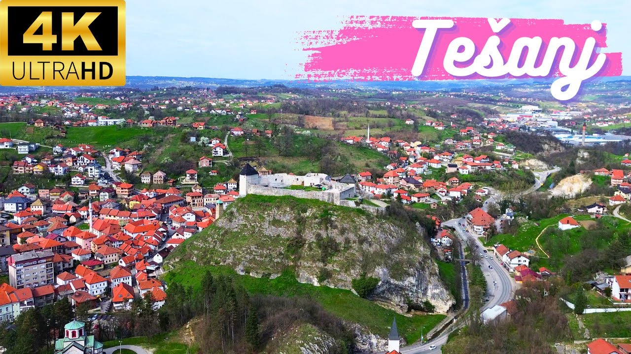 Tešanj : Snimka iz zraka / Drone video (4K)