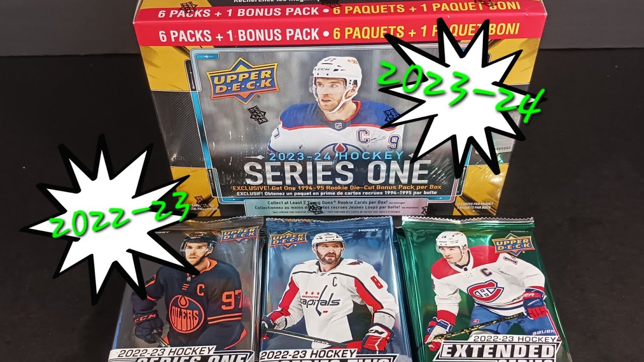 🏒 2023-24 SERIES 1 BLACK FRIDAY BOX & `22-23 UPPER DECK HOCKEY HOBBY PACKS YOUNG GUNS UD EXCLUSIVES!