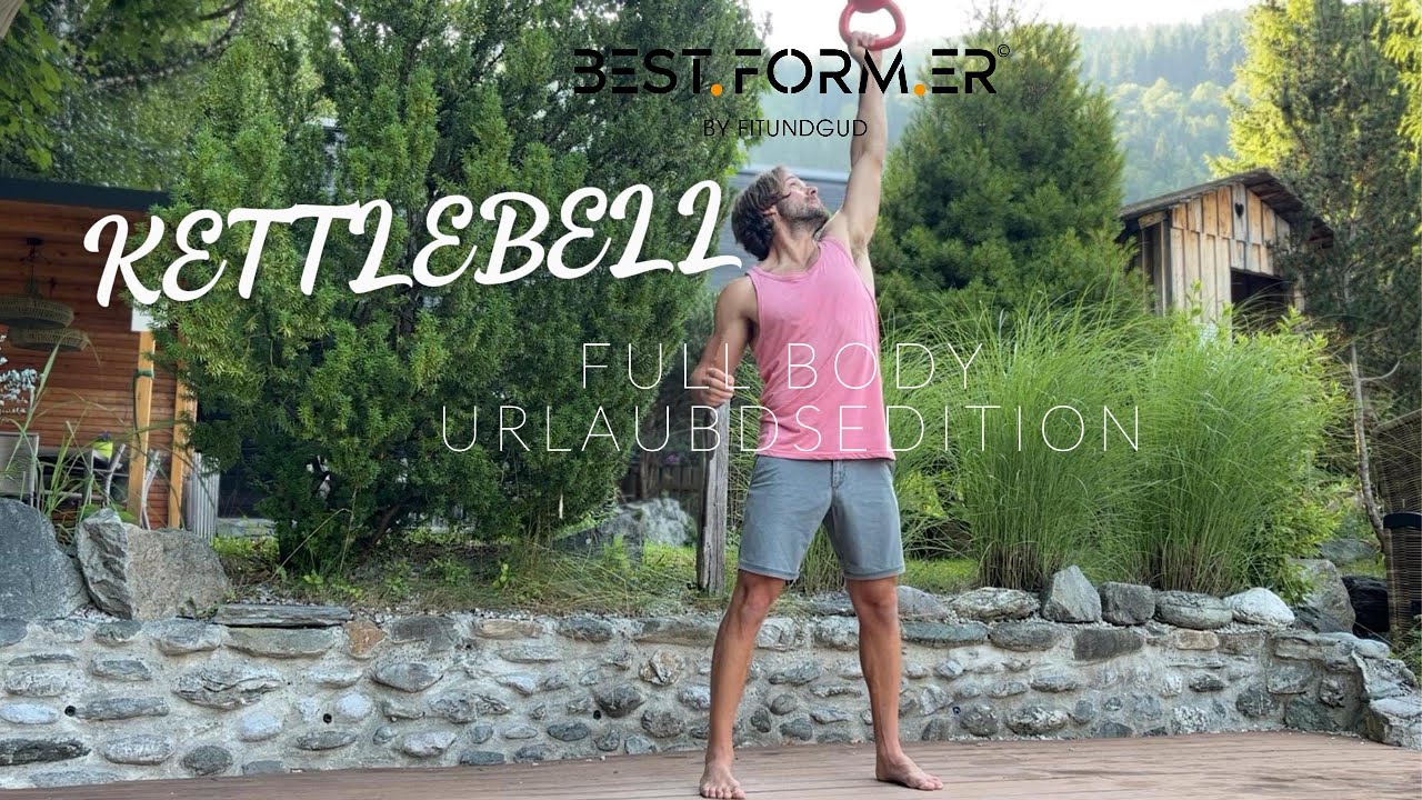 KETTLEBELL FULL BODY | 1 Satz 10 Minuten | Urlaubsedition