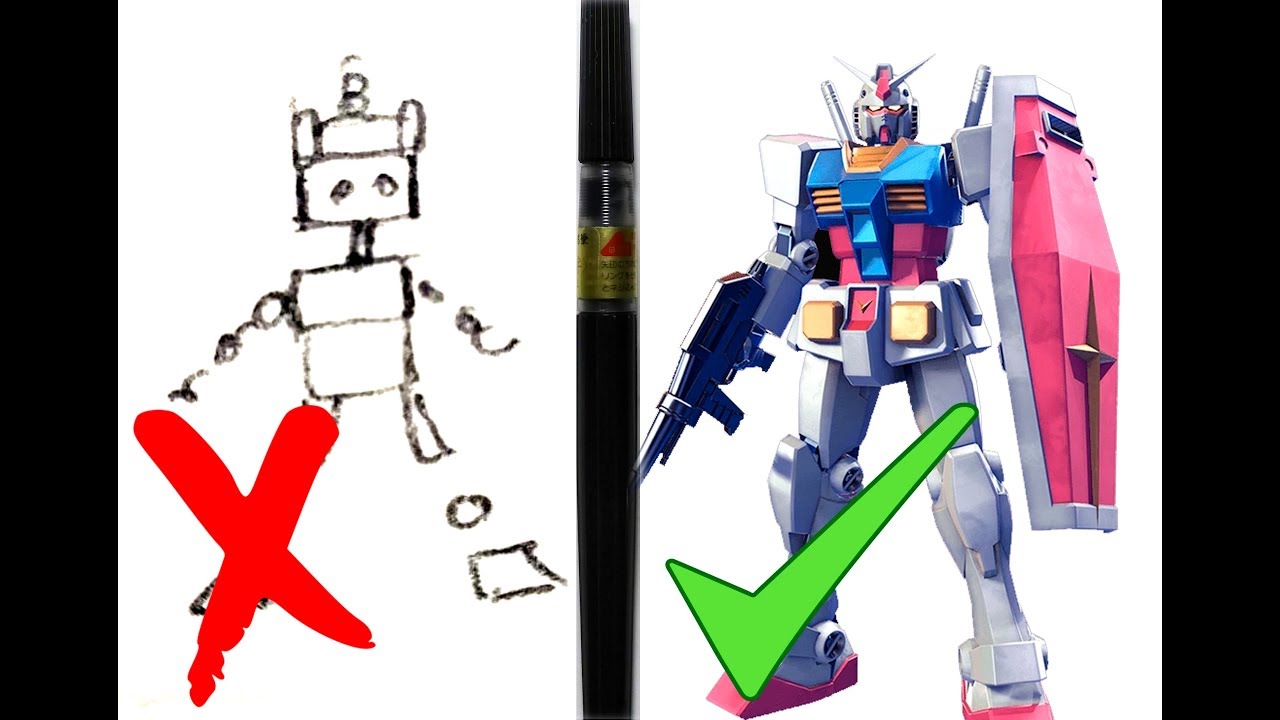 Como dibujar Robots o Mechas / Estilo Gundam y Evangelion