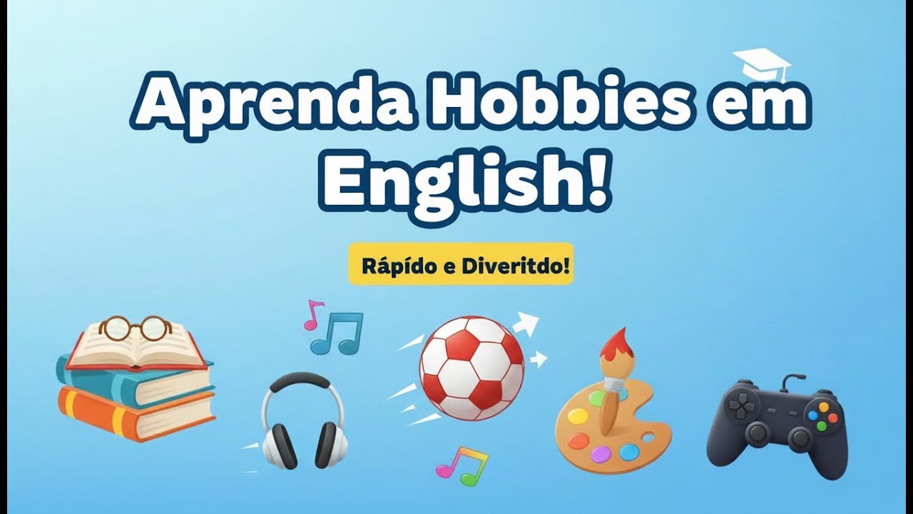 🌟🎾 Aprenda Inglês com Hobbies: Vocabulário Fácil e Prático
