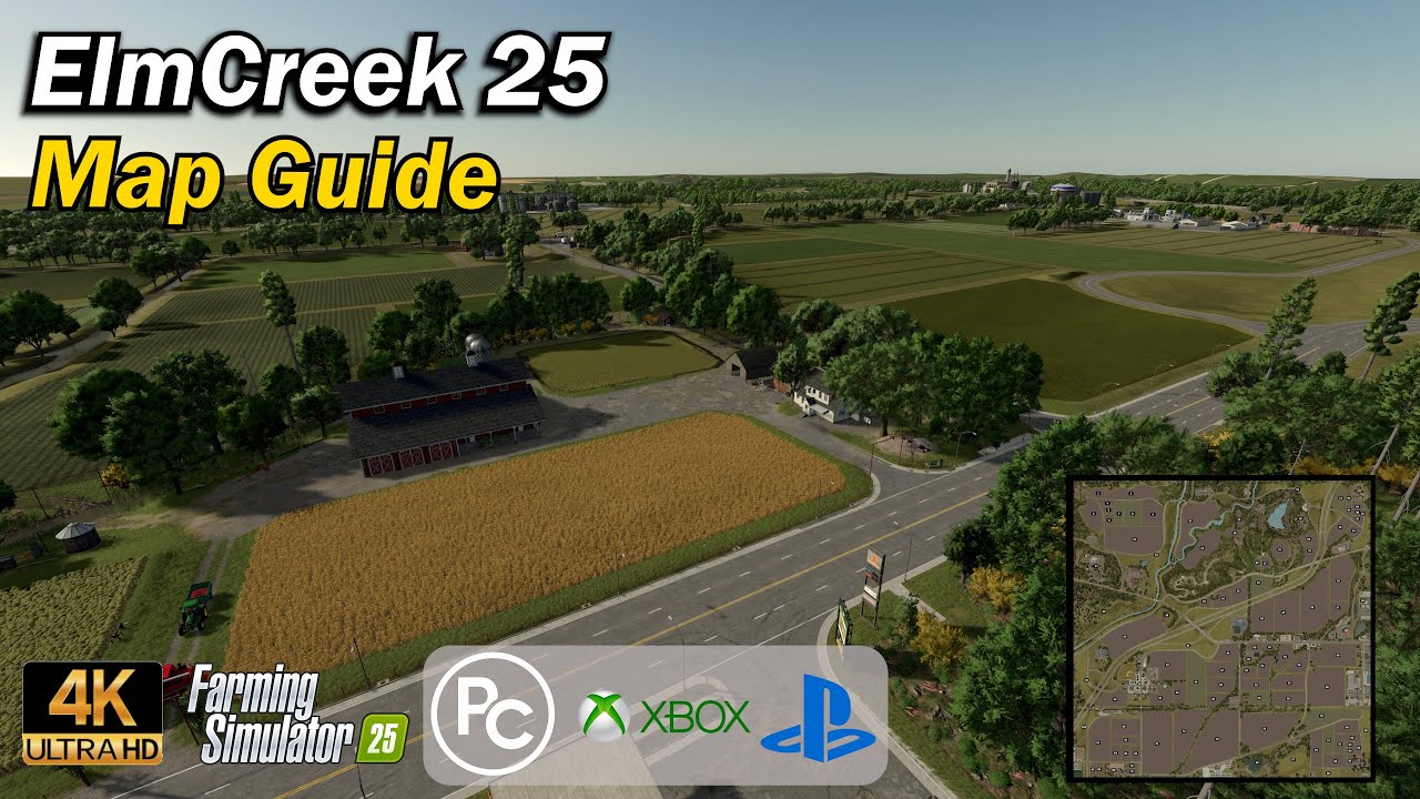 Elmcreek 25 | Карта | Farming Simulator 25