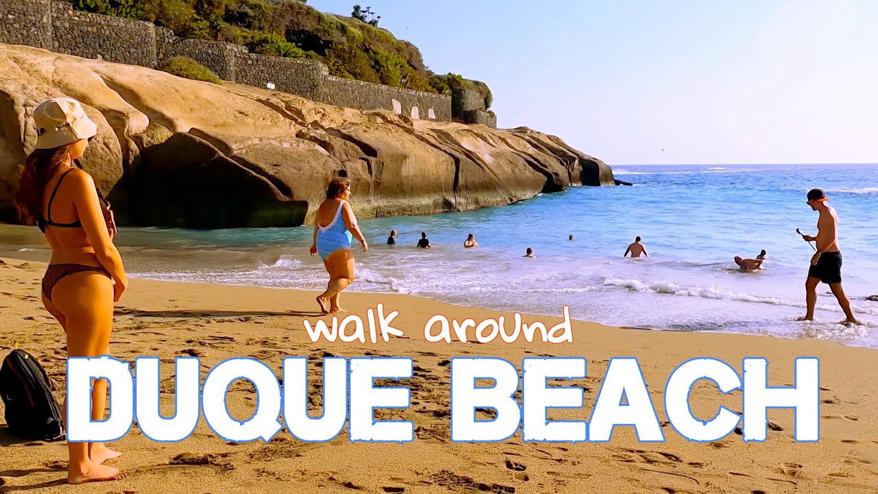 Tenerife’s Most Beautiful Beach? 🏖️ Playa del Duque Walk 4K