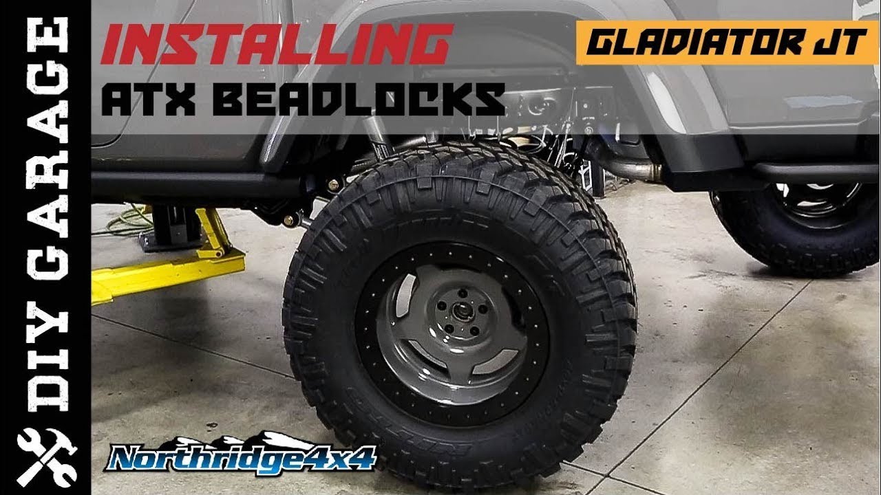 ATX Bead Lock Wheels Jeep Gladiator JT DIY Install