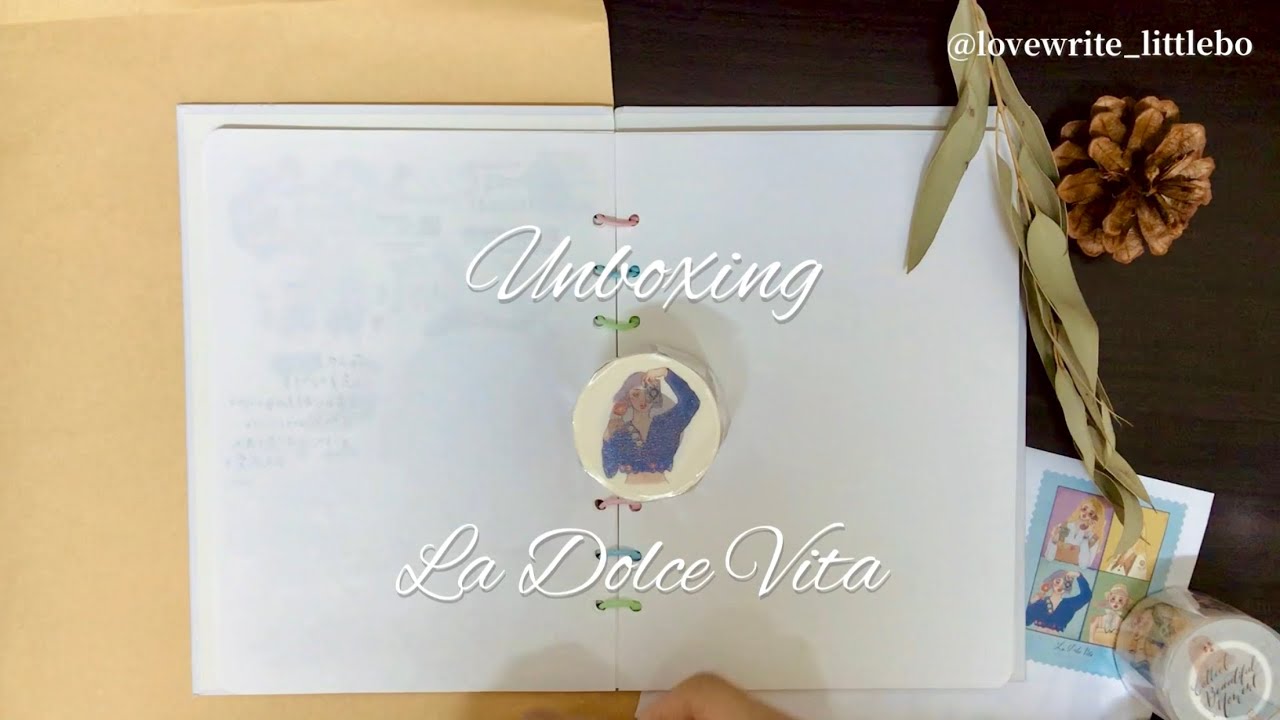 [小波來開箱] #7 甜蜜生活新品－百花之歌和紙／PET膠帶開箱  Unboxing La Dolce Vita's new product: washi tape and PET tape