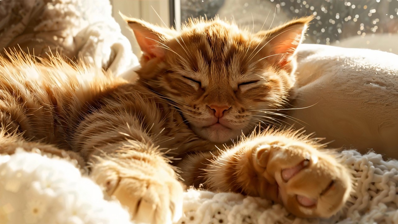 NO ADS Relaxing Music for Cats 🐱 Cat Sleep Music to Help Cats Sleep Fast | Calming Sounds