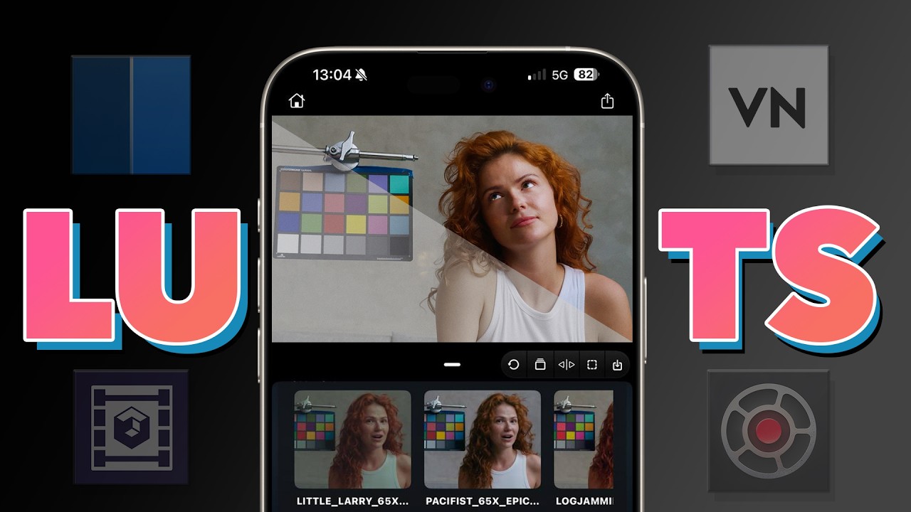 Best Free iPhone LUT Apps 2026 | How To Color Grade Apple Log On Your iPhone ⚡️