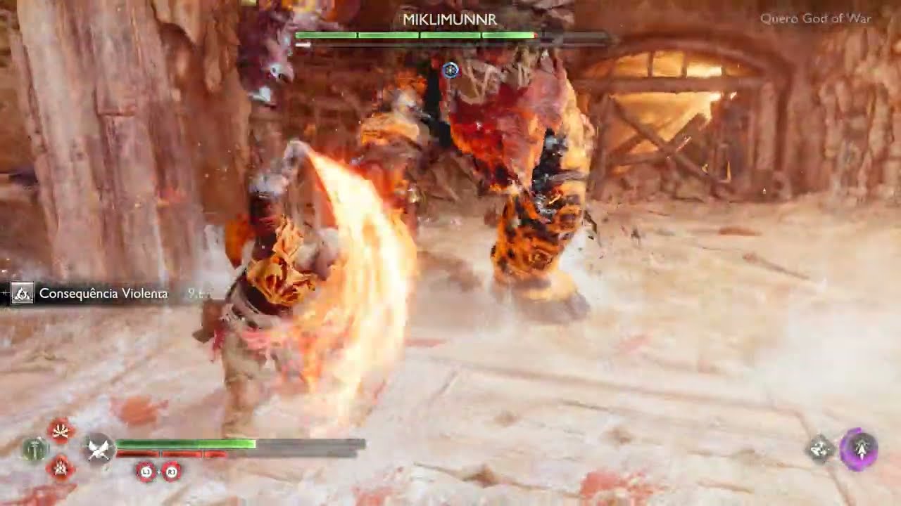 Derrotando TRoll nas minas God of War Ragnarok 2026 02 21 ng+2