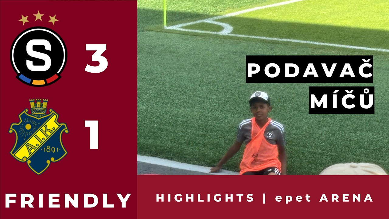 The Ball Boy | AC Sparta Praha 3 - 1 AIK Fotboll |  Friendly 2024/25 | June 2024