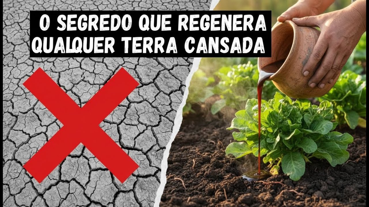 Reguei Uma Única Vez com Isso — Em 10 Dias a Horta Mudou (Parecia Outra Terra)
