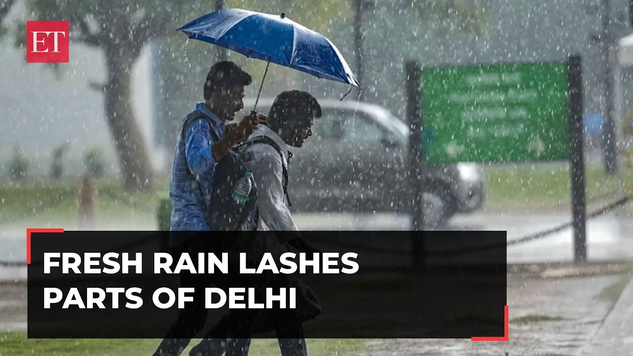 Delhi: Rain lashes parts of national capital, IMD issues yellow alert