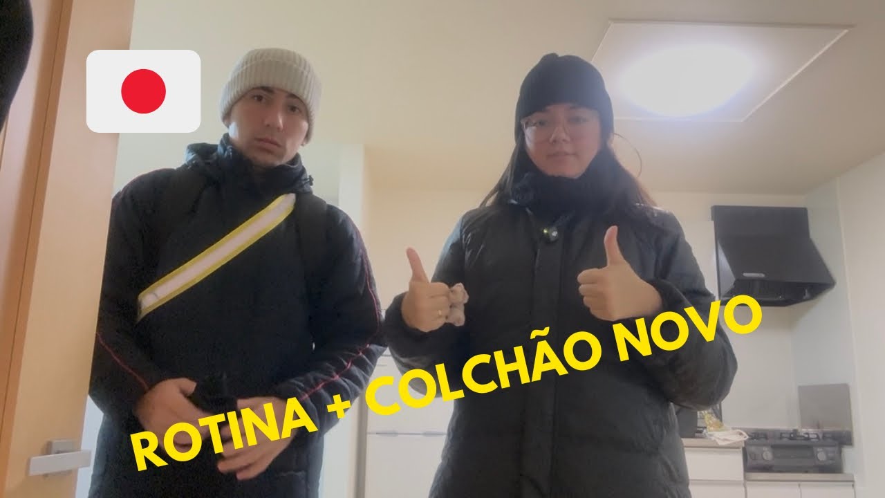 VLOG DE ROTINA NO JAPÃO + COLCHÃO NOVO