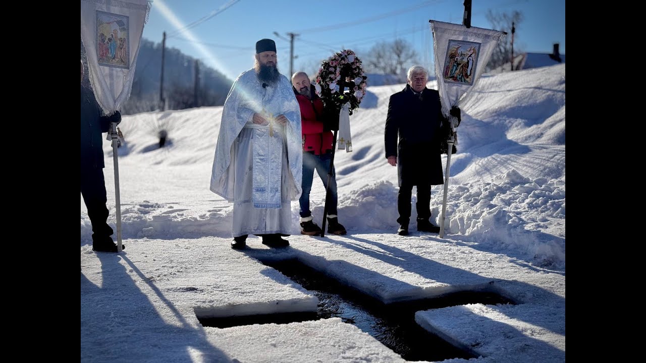Veľké posvätenie vody na rieke Udava v Osadnom, 19.1.2026.