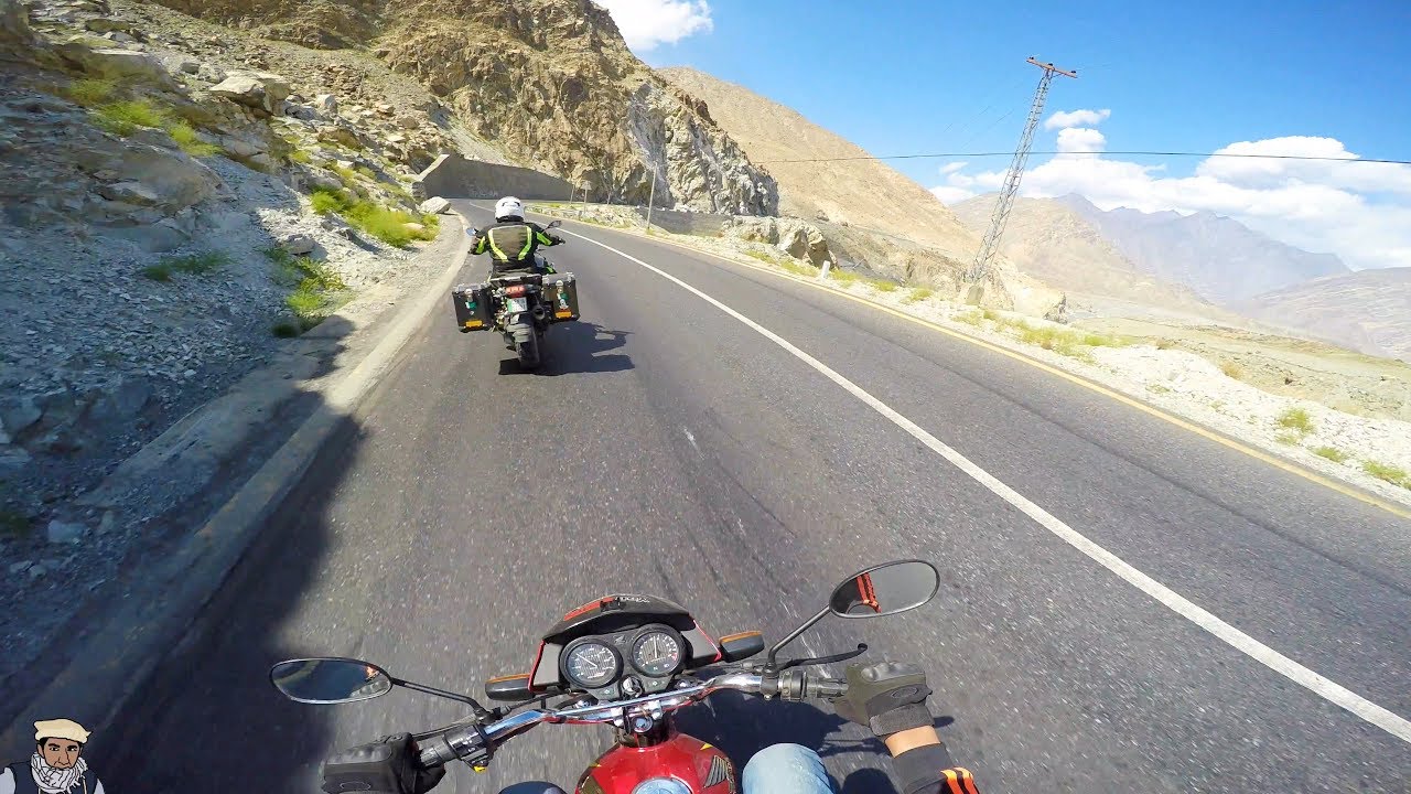 Riding With Ali Azmat Singer - Honda Cg 125 Dream and  BMW