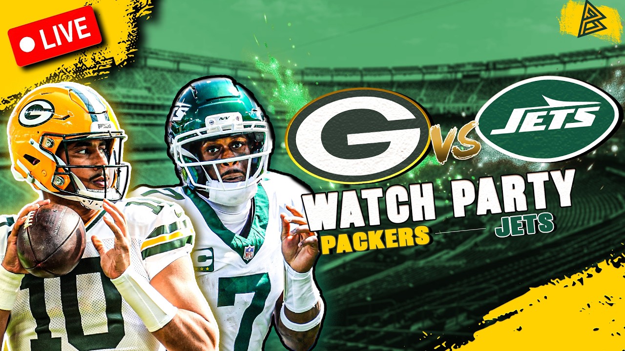 Packers vs Jets Live Streaming Scoreboard, NFL Week 2 Watch Party!