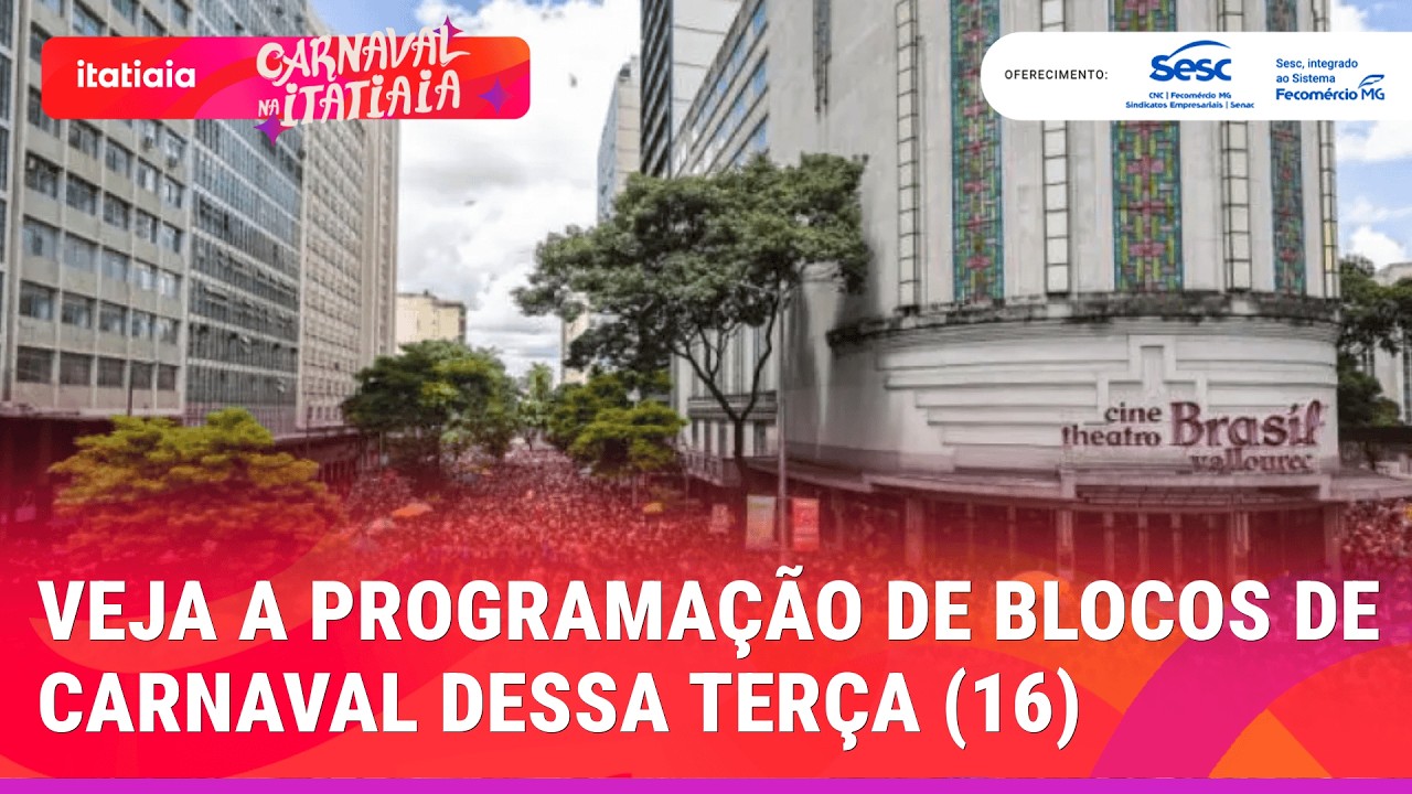 VEJA A PROGRAMA&Ccedil;&Atilde;O DESTA TER&Ccedil;A-FEIRA PARA O CARNAVAL DE BH!