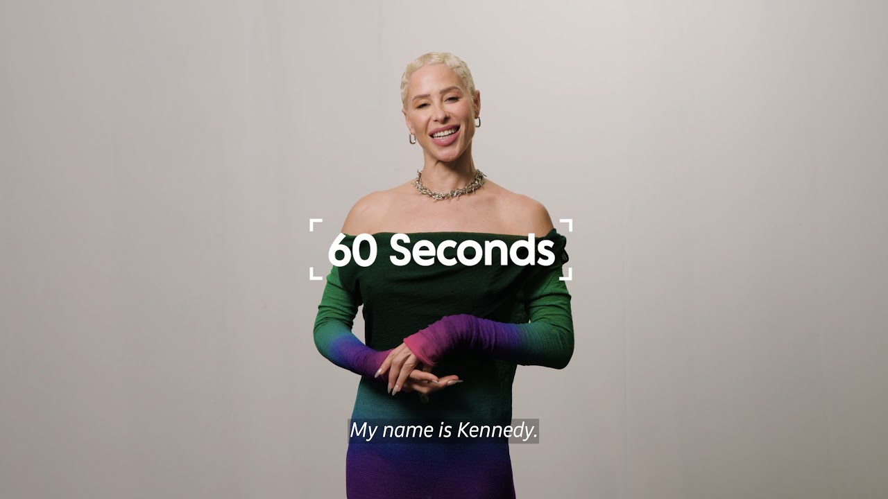 Spend 60 seconds getting to know artist Kennedy Yanko