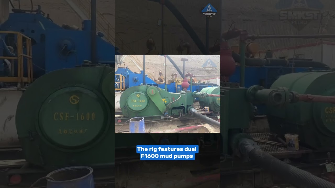 2000HP Oil Drilling Rig for Sale with 5000 Drill Pipes &ndash; USD 3.2m #drillrig  #usedrig #drillpipe