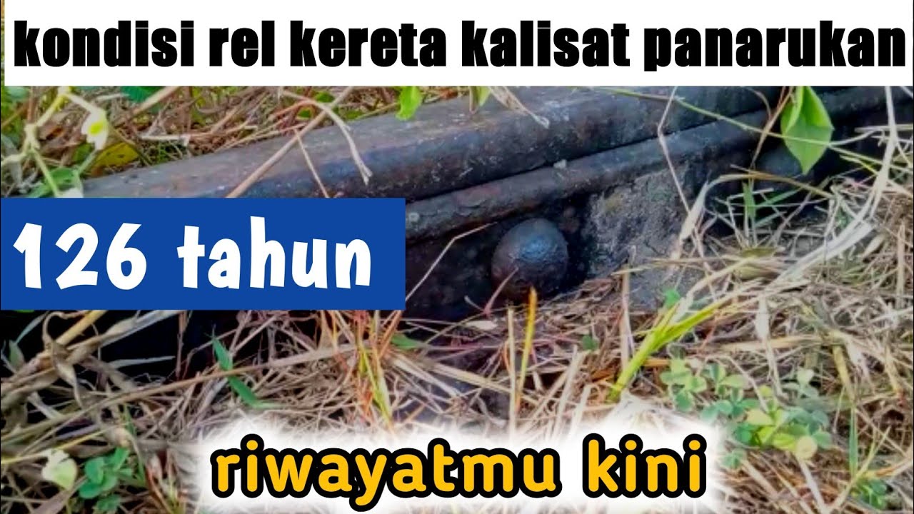 berusia 126 tahun. rel kereta api kalisat panarukan. saksi bisu perjuangan bangsa Indonesia.