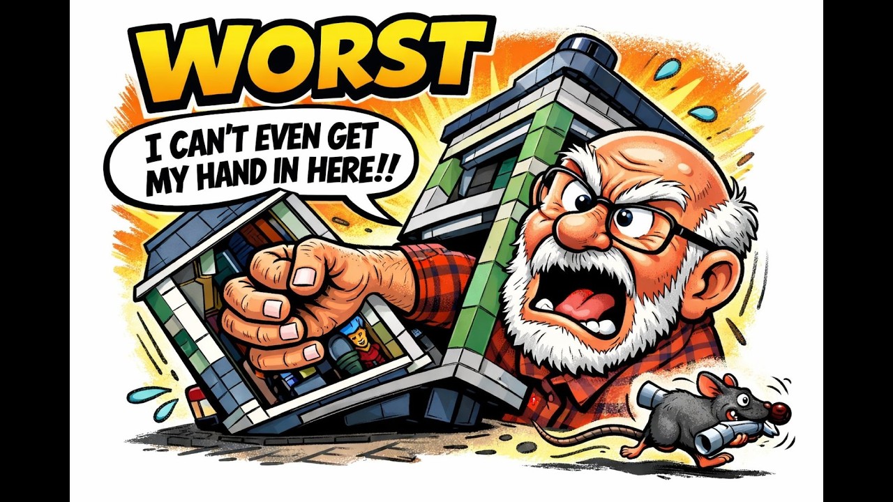 LEGO 11371 Shopping Street Review – The WORST Modular Ever?! 😡🏬 | Grumpy Gramps Bricks Show