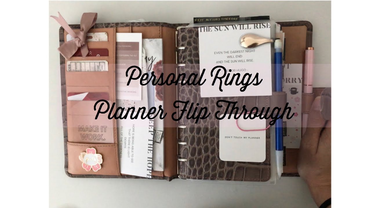 March Planner Flip Through In Personal Rings Van Der Spek