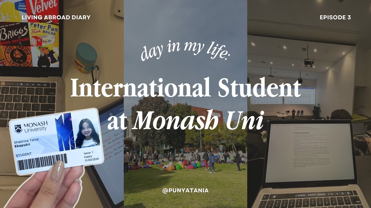 Living Abroad Diary | Eps. 3: A day in my life as an international student at Monash University
