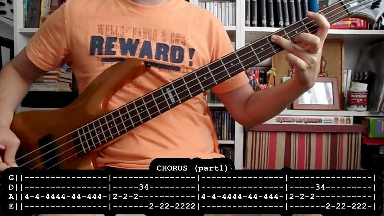 GREEN DAY - She (bass cover w/ Tabs)