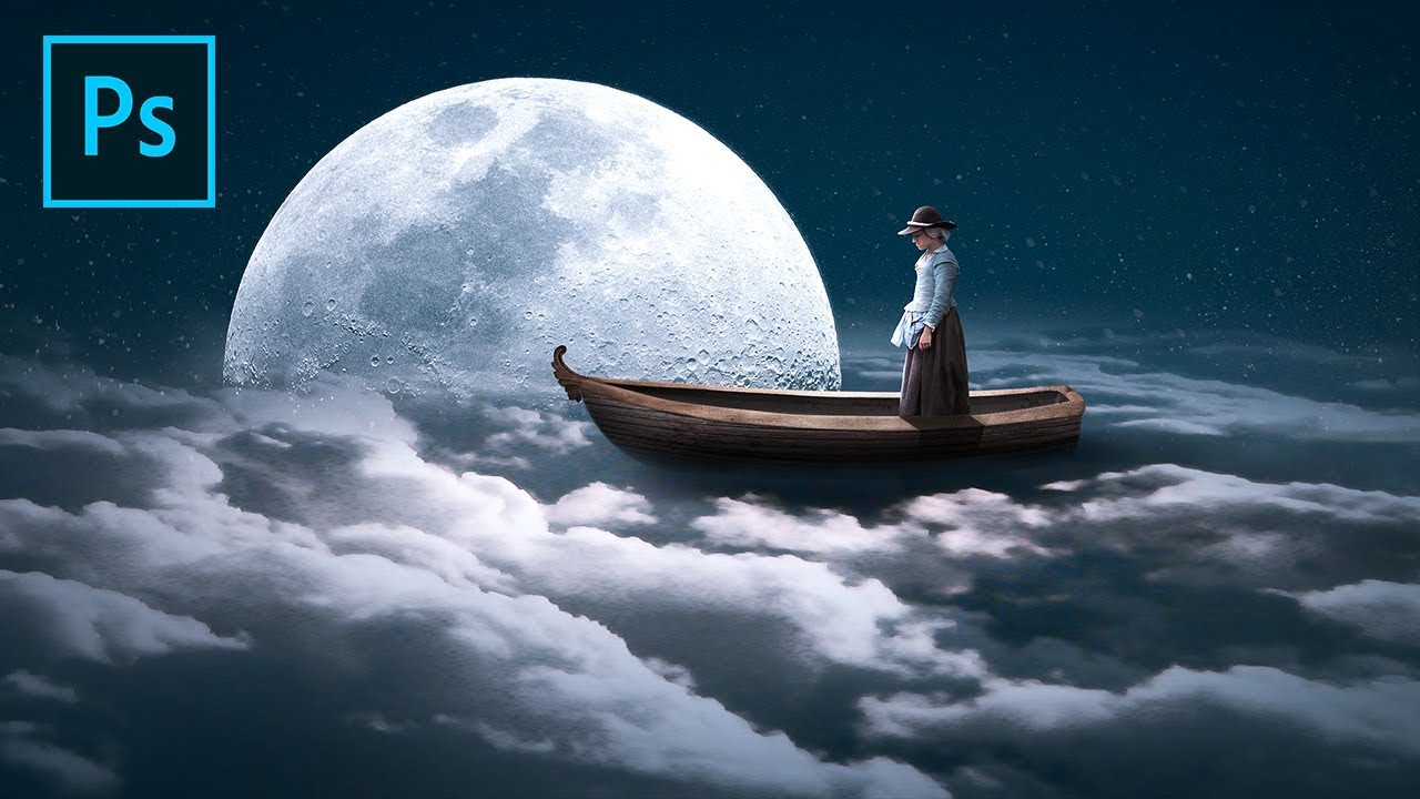 Sail Above the Clouds - Fantasy Editing Photoshop Manipulation Tutorial