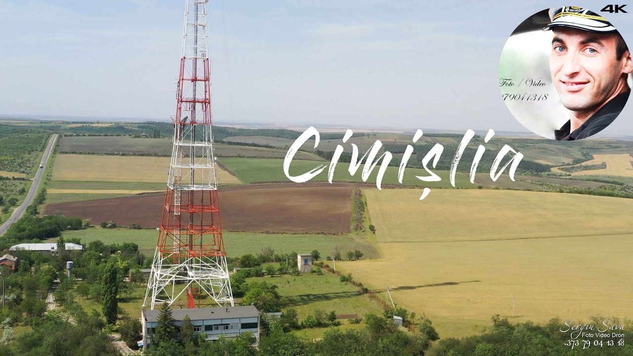 or.Cimișlia, Republica Moldova 4K. Dji Mavic Pro 2