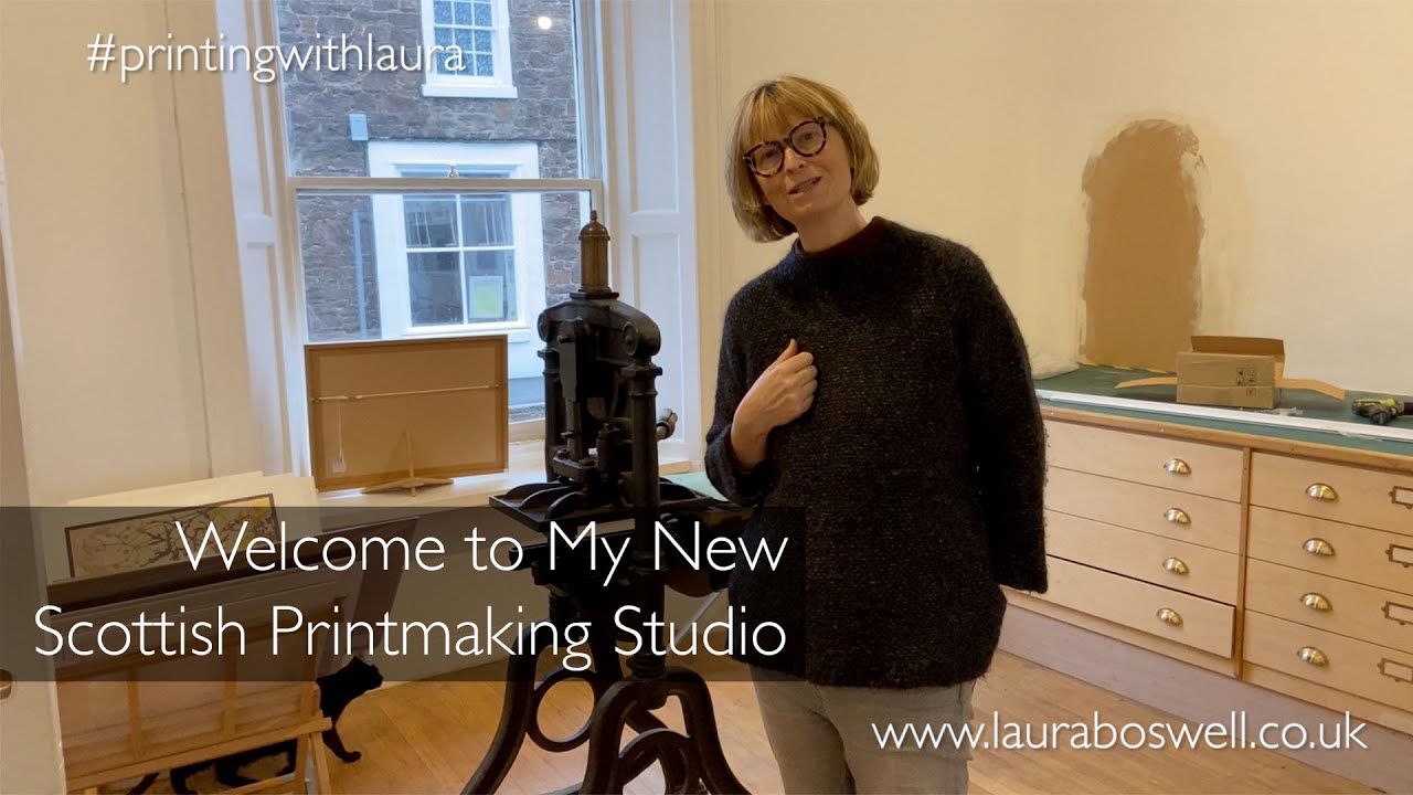 Welcome to my new Scottish Printmaking Studio - what do you think?
