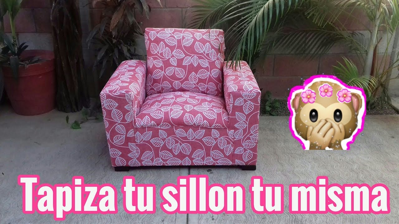 Como tapizar un sillon facil y economico |Tutoriales Maira