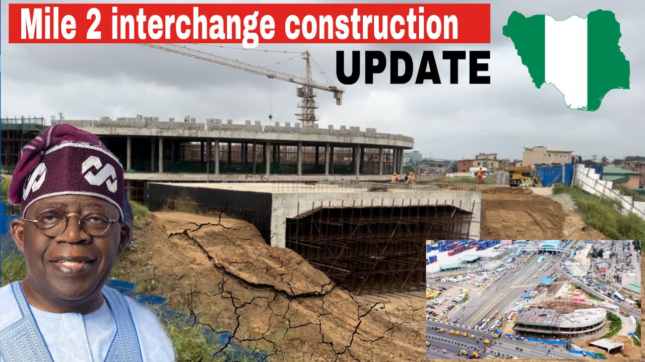 Massive Construction Progress On The Mile 2 Interchange City Hub / Amazing 