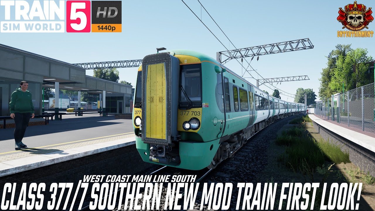 Class 377/7 Southern New Mod Train Our First Look | WCML South | Train Sim World 5 #trainsimworld5