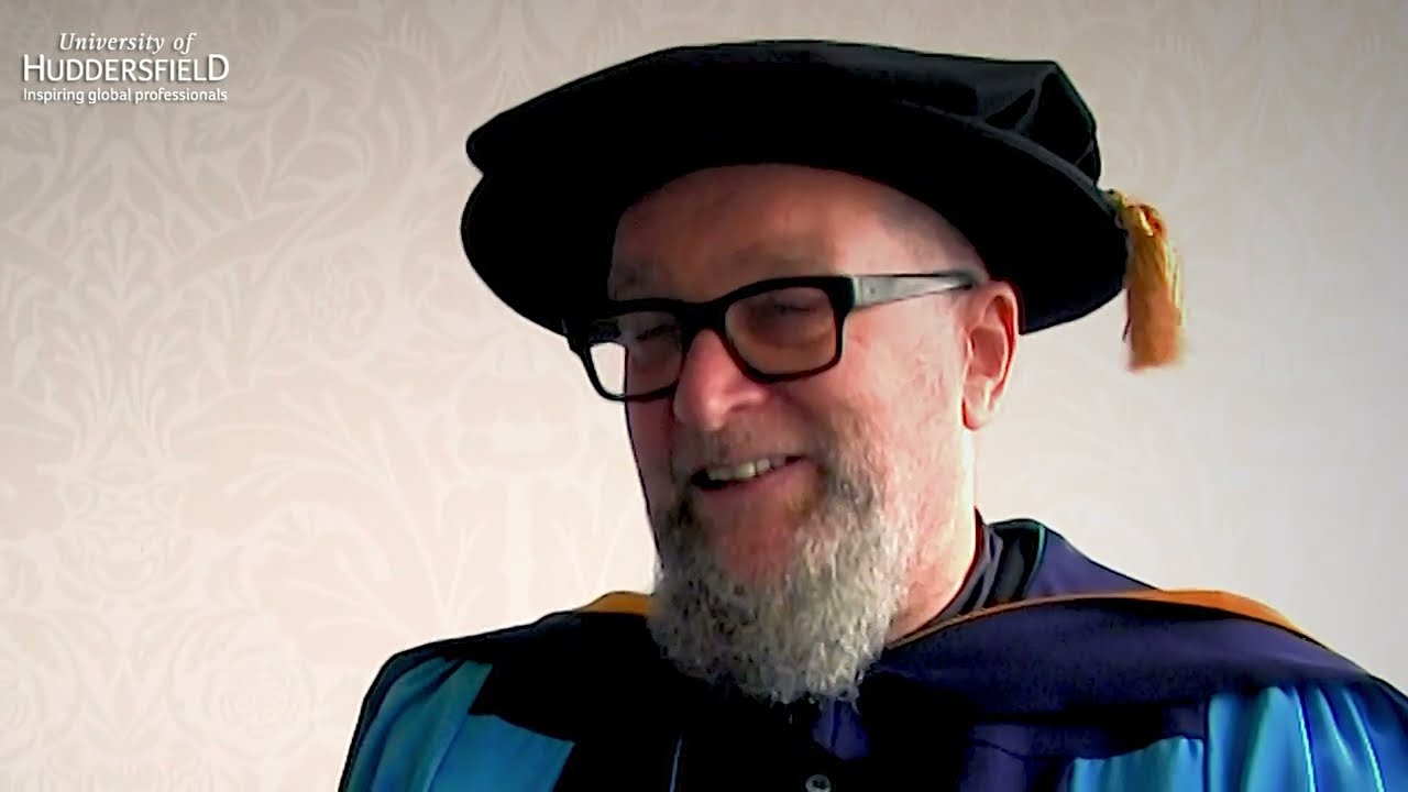 Graham McKenzie, Artistic Director of Huddersfield Contemporary Music Festival on his honorary award