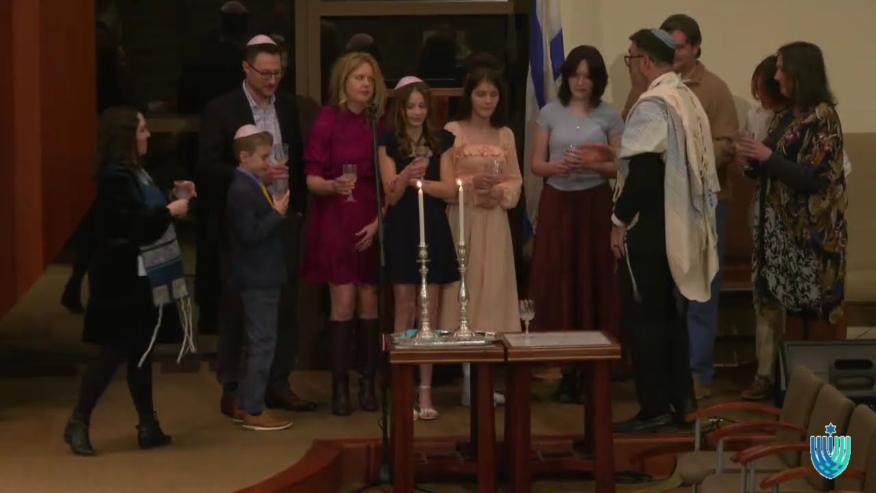 Shabbat Candle Lighting with the Filanowicz and Naman Families