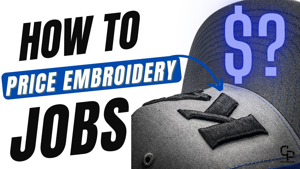 How to Price Embroidery Jobs - Per Stitch vs Per Hour Method - FREE CALCULATOR