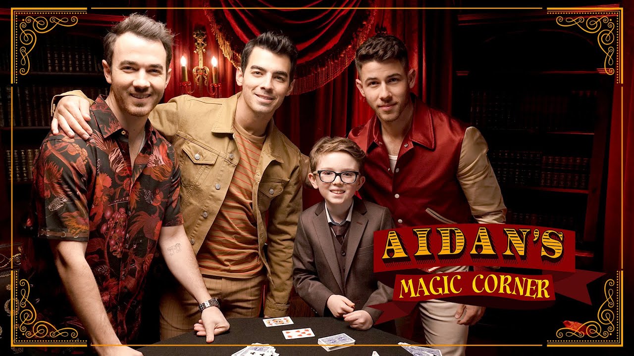'Aidan's Magic Corner' Premiere: Jonas Brothers Amazed by 10-Year-Old Magician