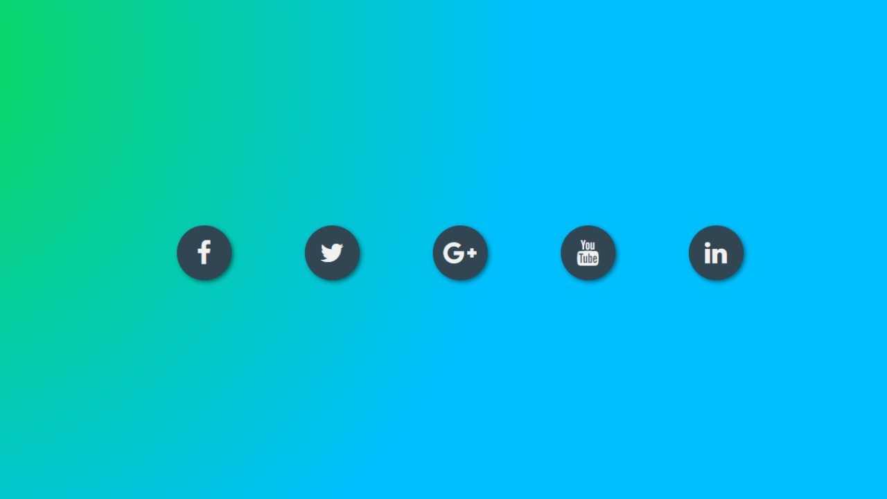 Crea botones para redes sociales con HTML y CSS - Desarrollo Web