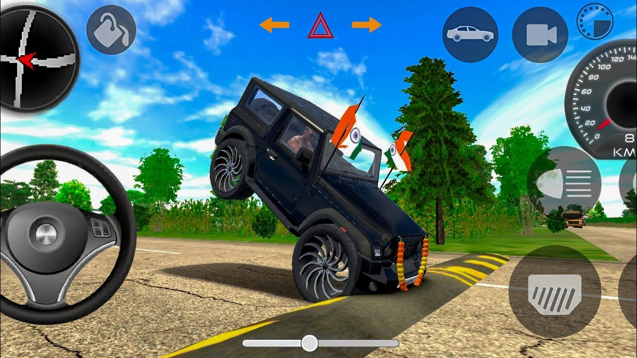 Modified Mahindra Thar 😈 Gameplay:  Black 🖤 Thar (Gadi wala game) Android #2026 