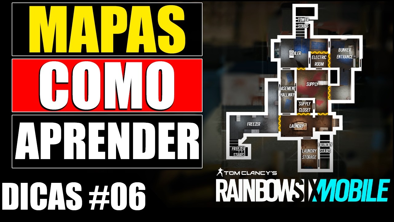 ✅ Como APRENDER a Jogar em Todos os MAPAS do RAINBOW SIX MOBILE Dicas