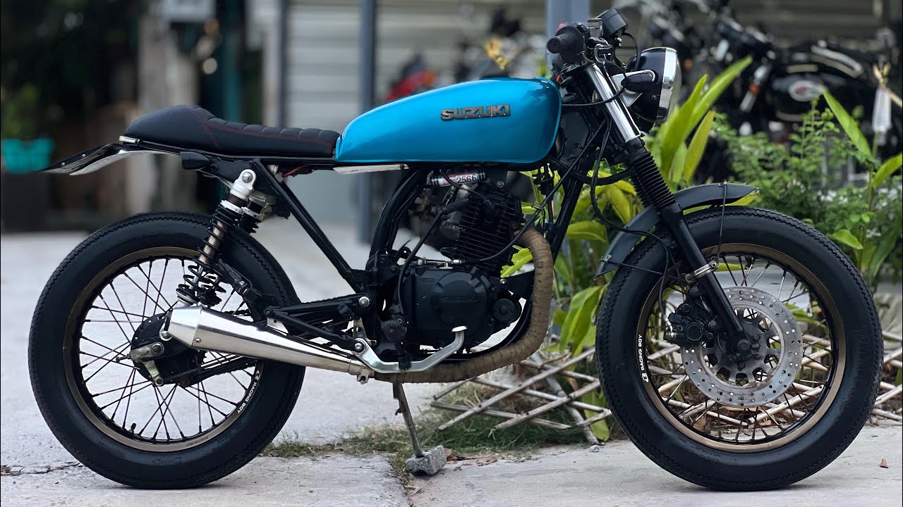 Suzuki GD110 ปีจด 2015 แต่ง cafe racer เล่มครบ