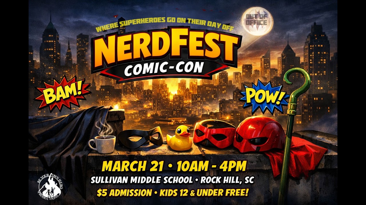 Nerdfest Returns - March 21st - 10am EST - 4pm EST (DC/Marvel Parody)