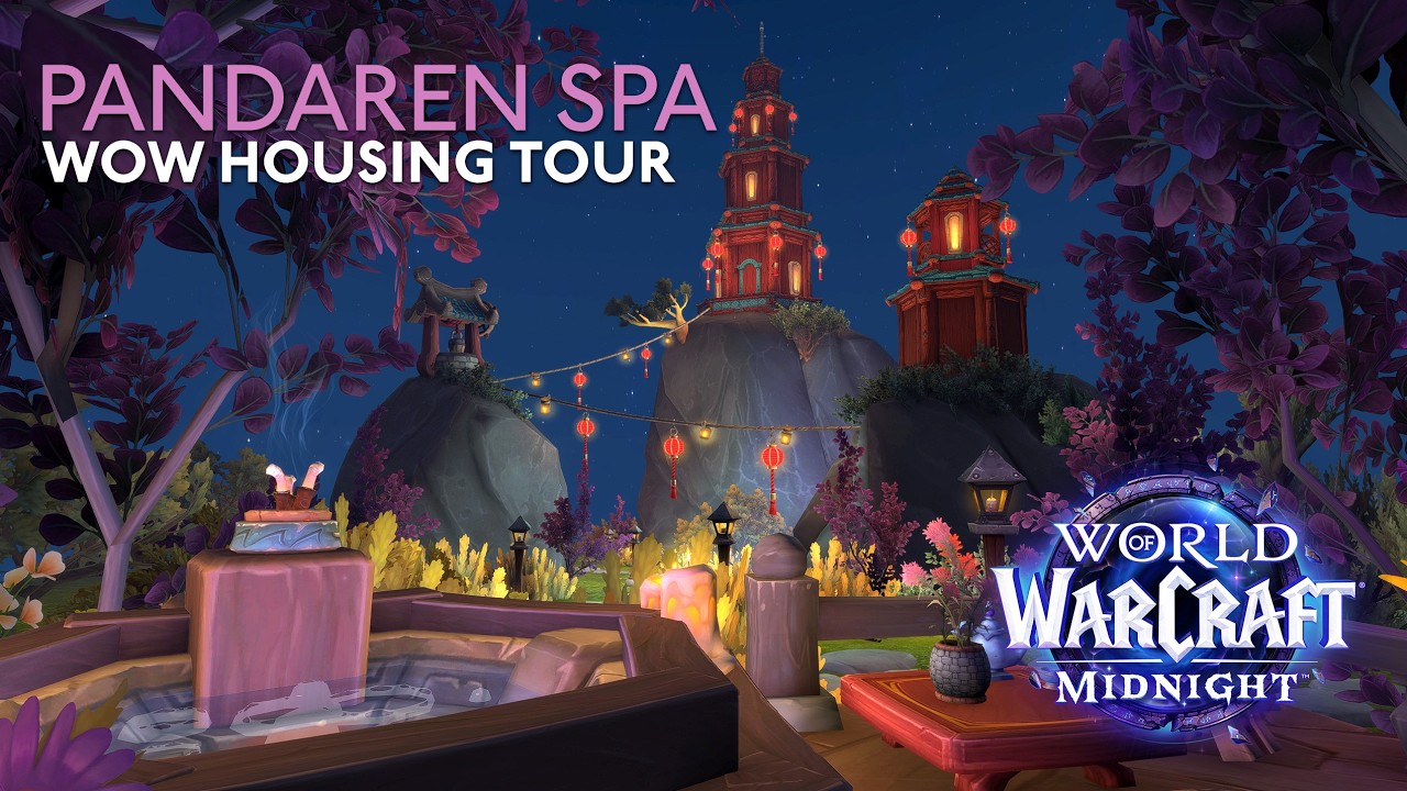 Pandaren Spa WoW Housing Tour