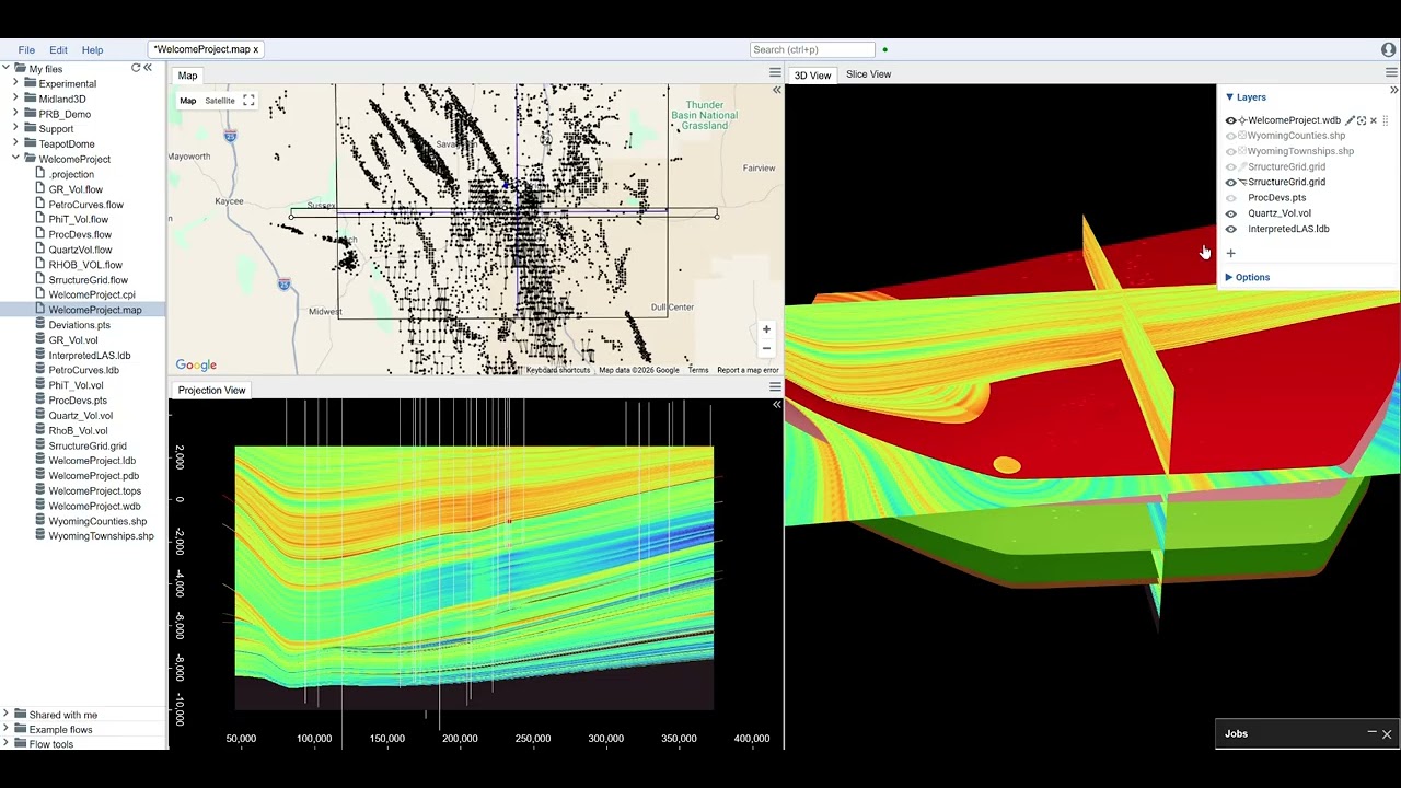 3D Property Modelling Welcome Project - Adding Well Logs to the 3D View