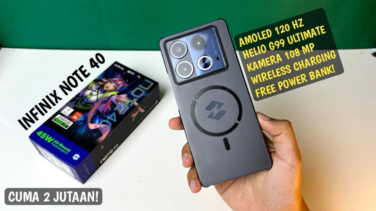 CALON HP 2 JUTAAN TERBAIK! Unboxing Infinix Note 40 - Tes Gaming + Tes Kamera