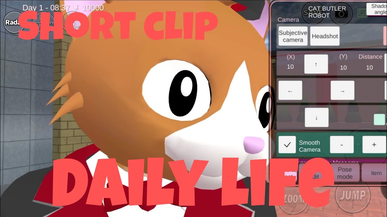Daily life with Cat Butler? (Edit) - Sakura School Simulator Season 2 🌸